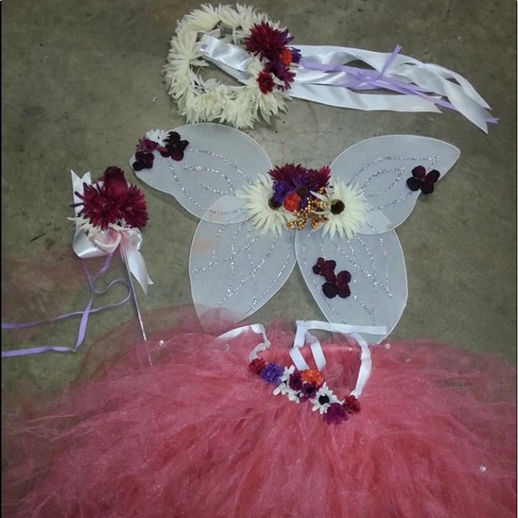 TDF Custom Fairy Costume, Sz 4-7 - Picture 1 of 6